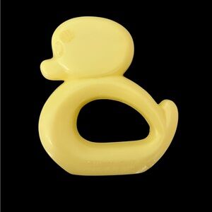 Vintage Sanitoy USA 1977  Yellow Duck Baby Rattle Plastic
